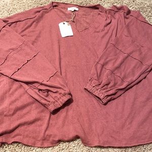 Easel New with Tags Size Large Cute Sleeves Loose Fit